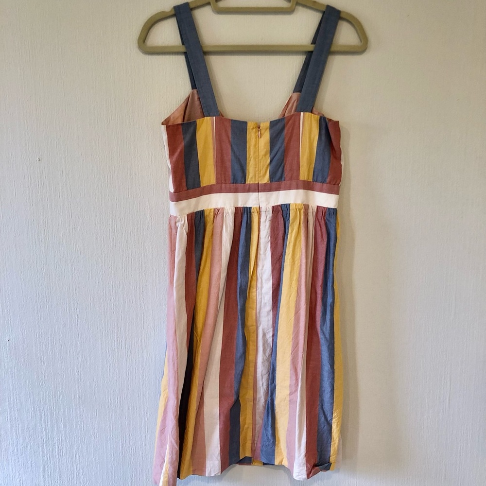 Madewell Striped Multi Color Dress Size 8 - Picture 3 of 3